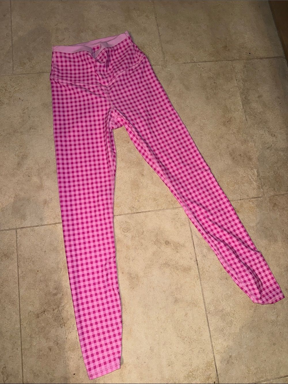 JOYLAB Pink Checkered Leggings - LIKE NEW - Size XXS - Pink Leggings